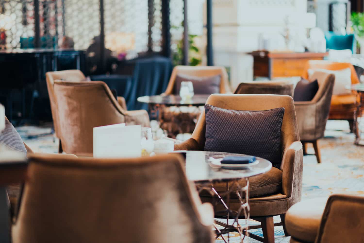 restaurant furniture checklist Ghana for hotel and restaurant projects with seating layout and design details