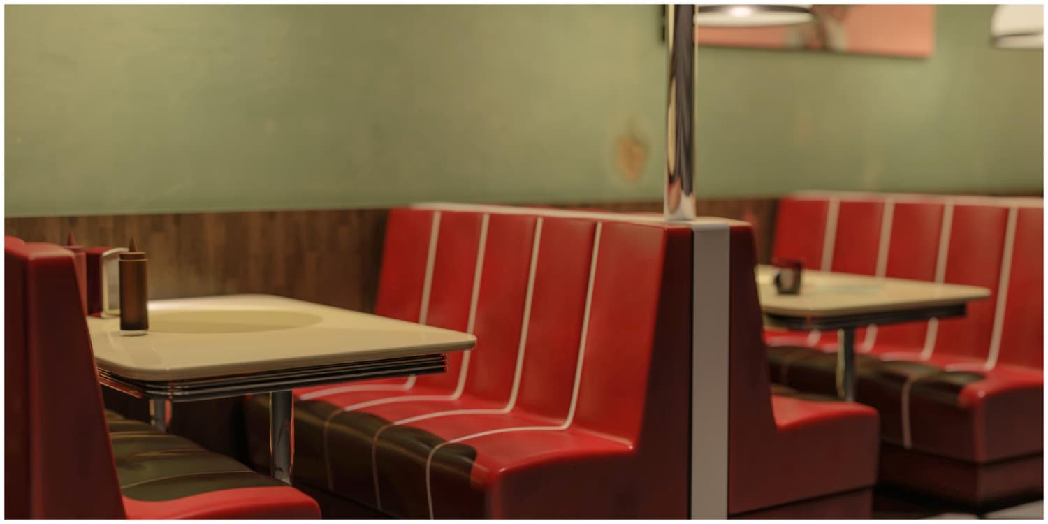 restaurant furniture supplier for Ghana projects booth seating and diner style restaurant furniture
