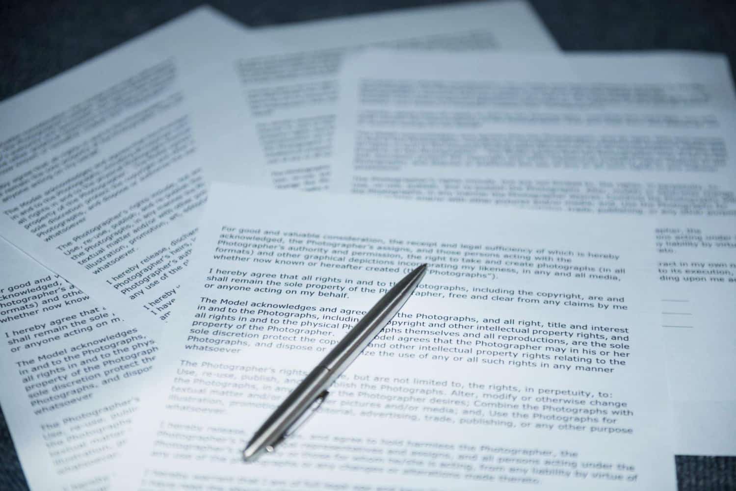 Hotel furniture manufacturer certifications Turkey — contract and compliance documents with pen for review and approval